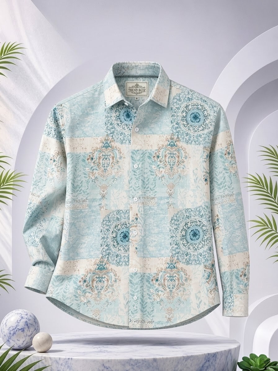 LUXURY PRINT SHIRT CODE-PS07