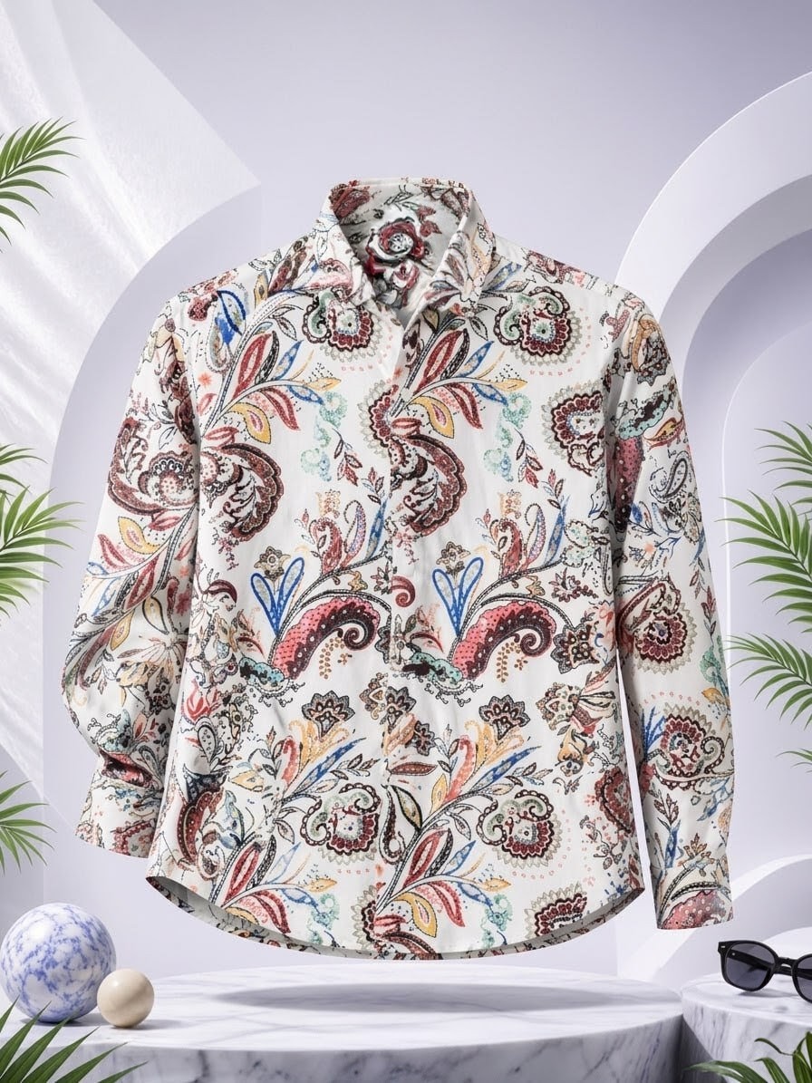 LUXURY PRINT SHIRT CODE-PS04