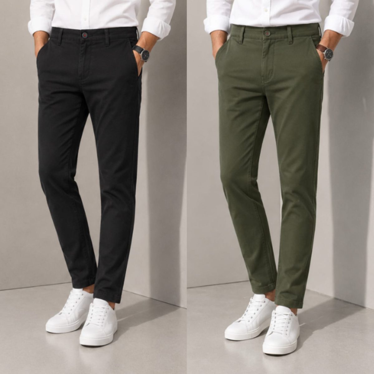 BLACK & OLIVE COLOR